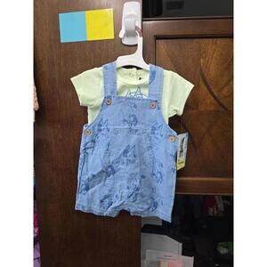 3 to 6m brand new bluey from disney shorts overall outfit.Item 668